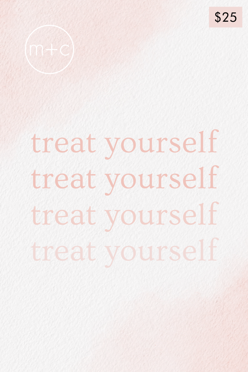 treat yourself e-gift card