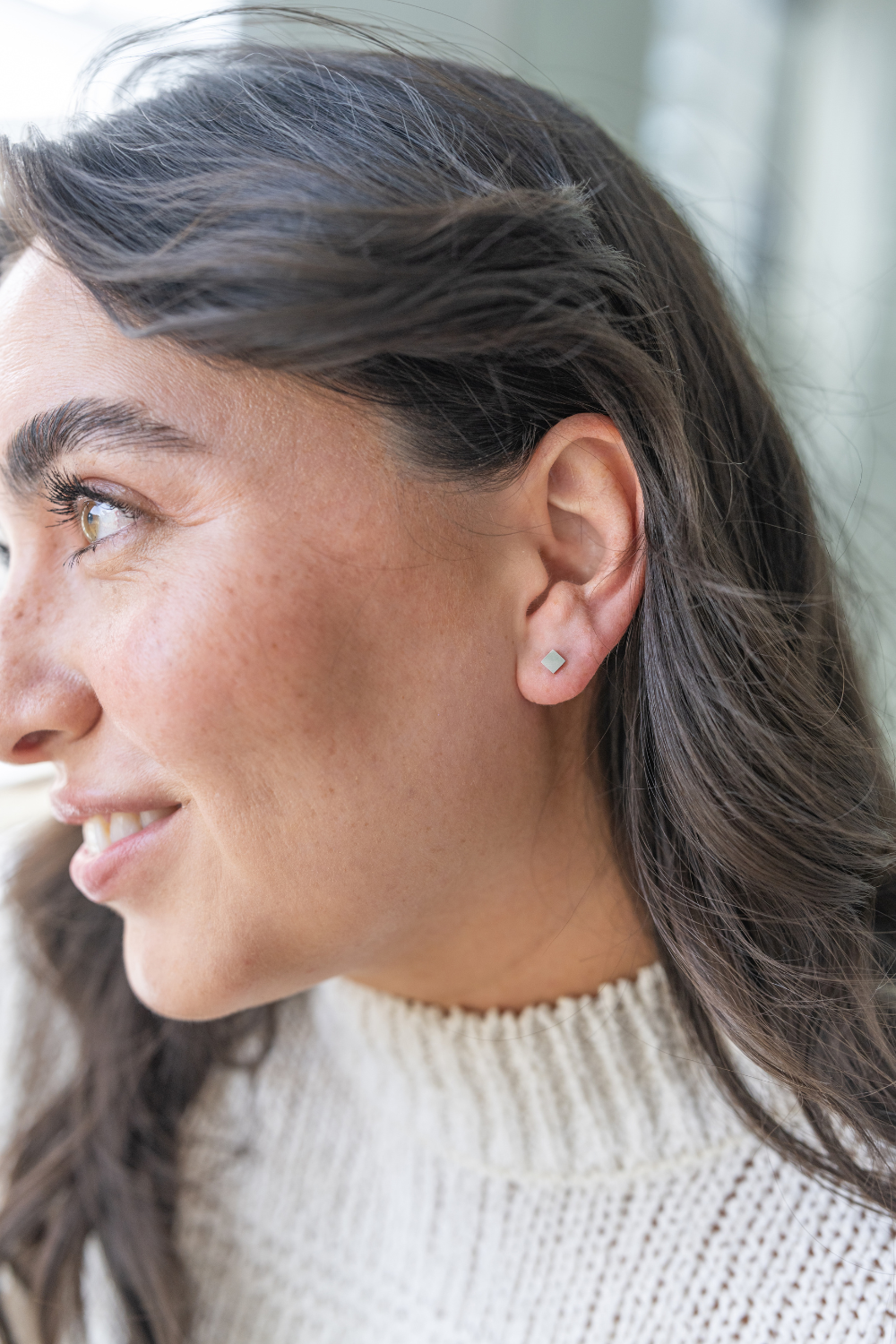 sadie square earrings