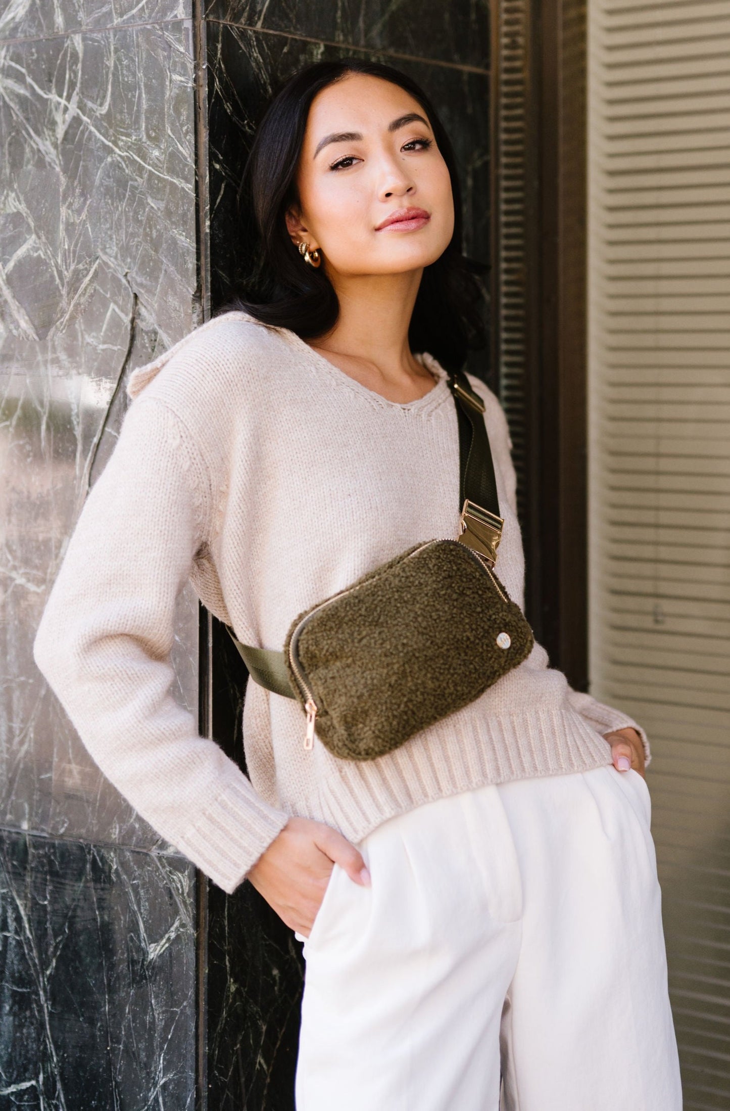 Aspen Sherpa Belt Bag- Final Sale