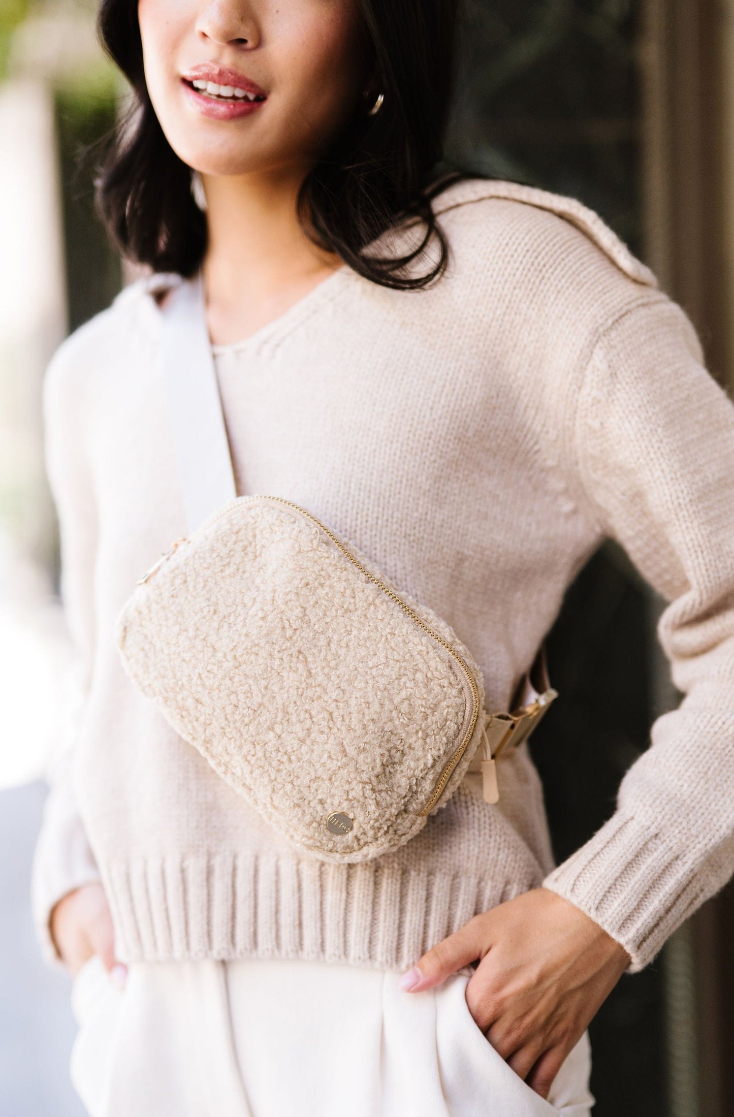 Aspen Sherpa Belt Bag- Final Sale