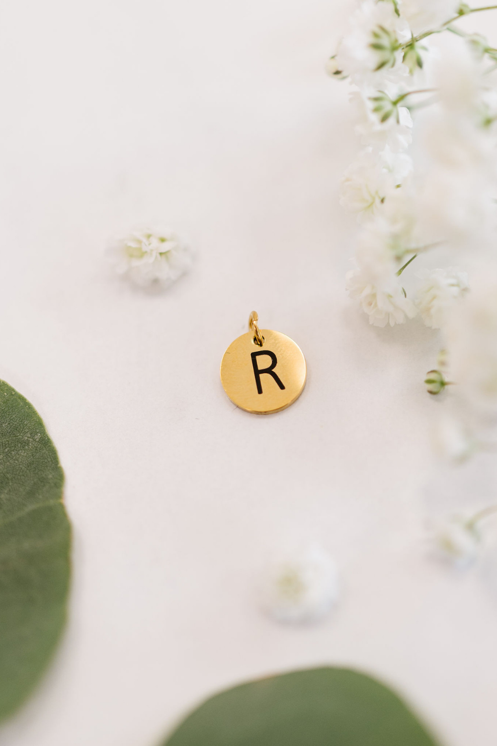 initial necklace charms