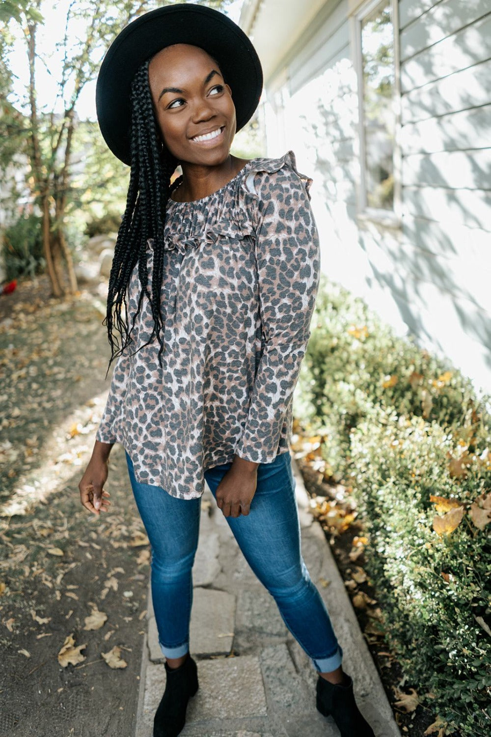 Serena Leopard Print Top - Final Sale