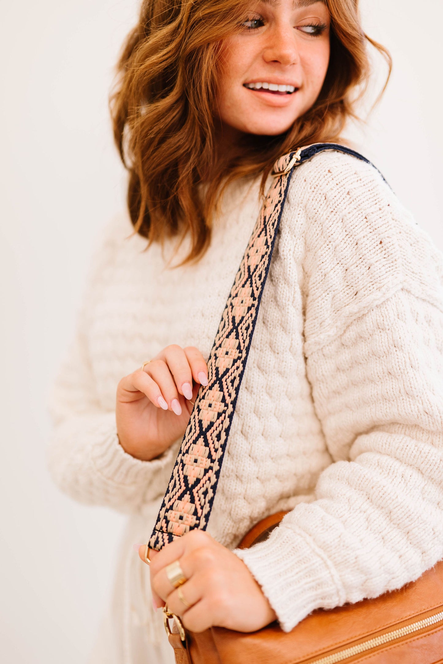 Tabitha Woven Adjustable Bag