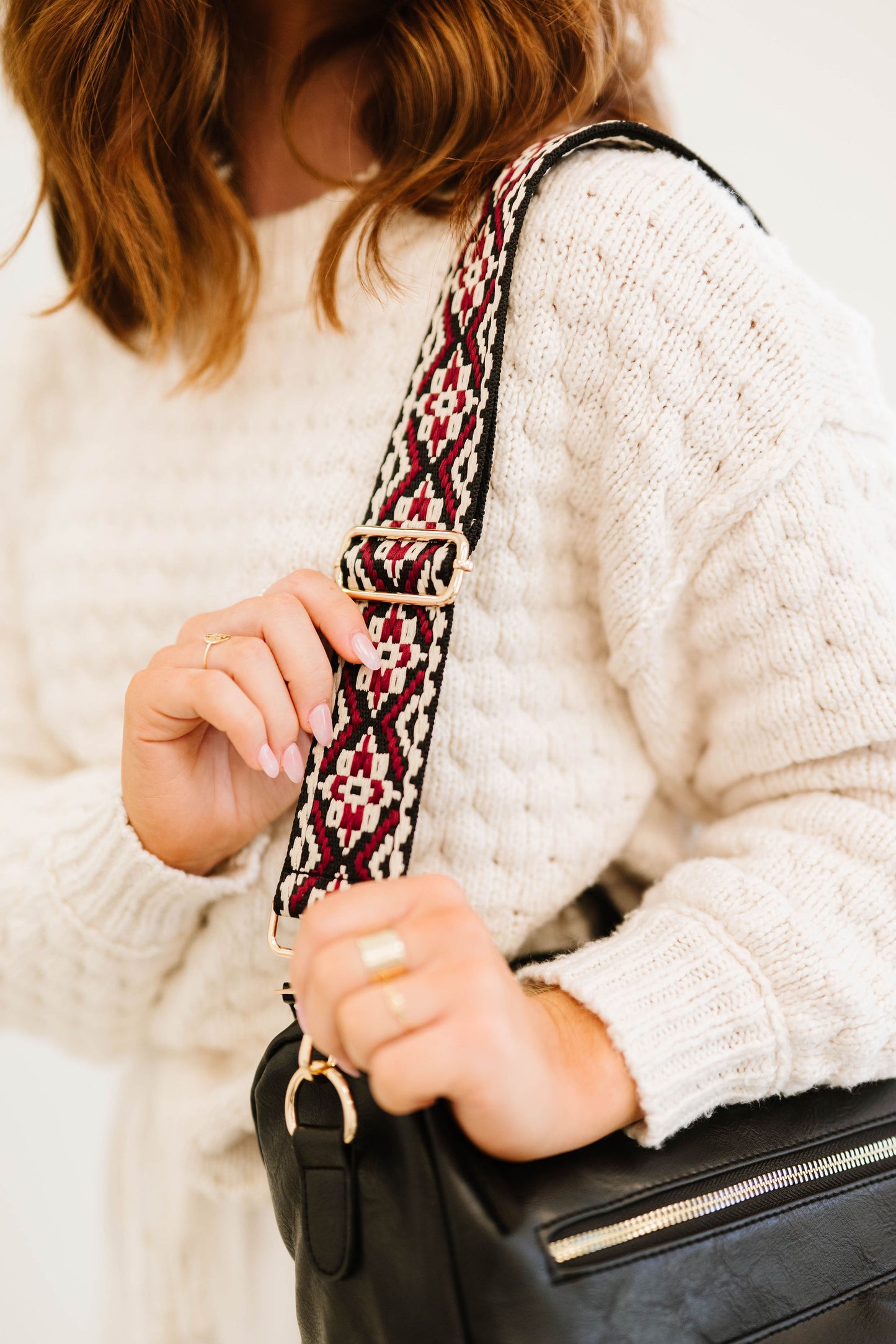 Tabitha Woven Adjustable Bag