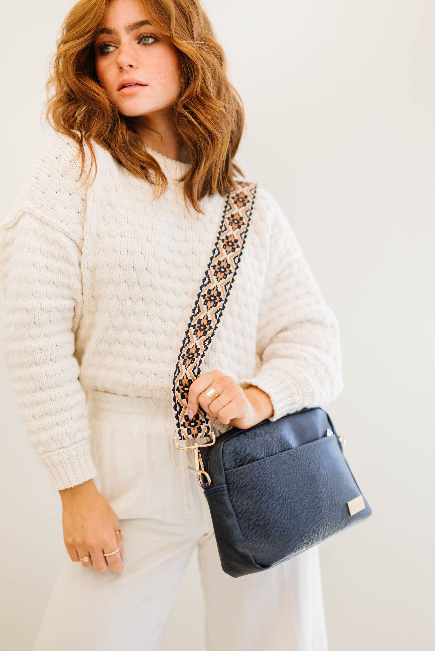 Tabitha Woven Adjustable Bag