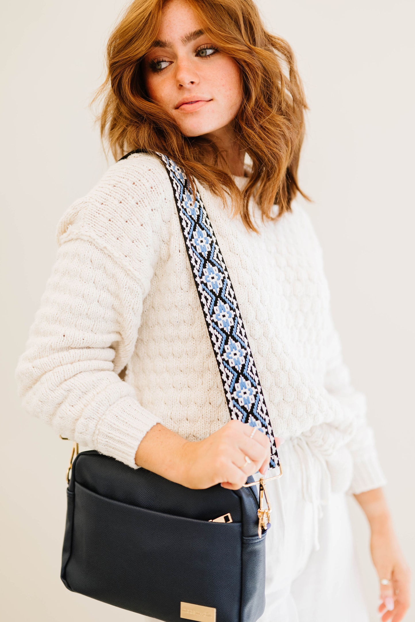 Tabitha Woven Adjustable Bag