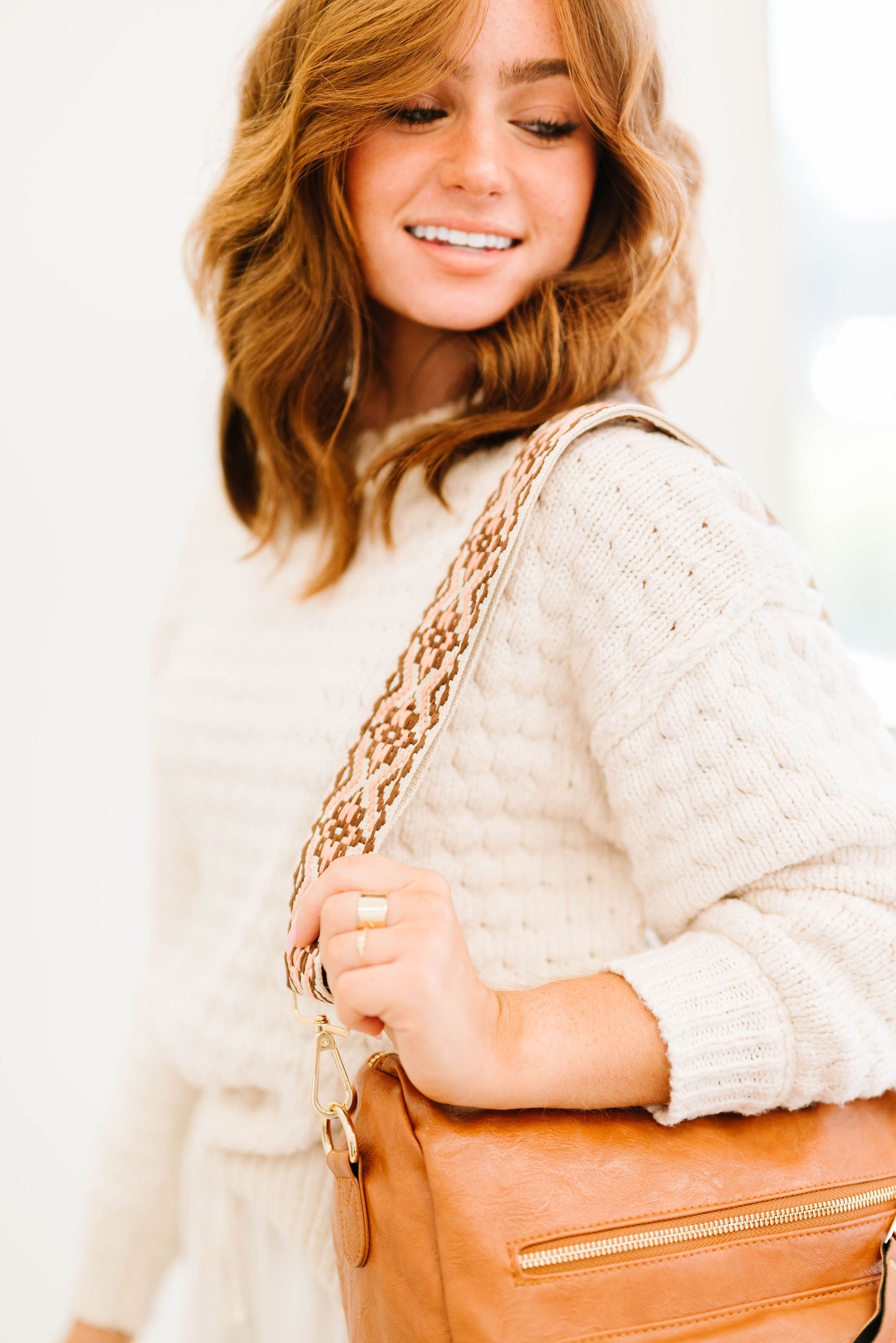 Tabitha Woven Adjustable Bag