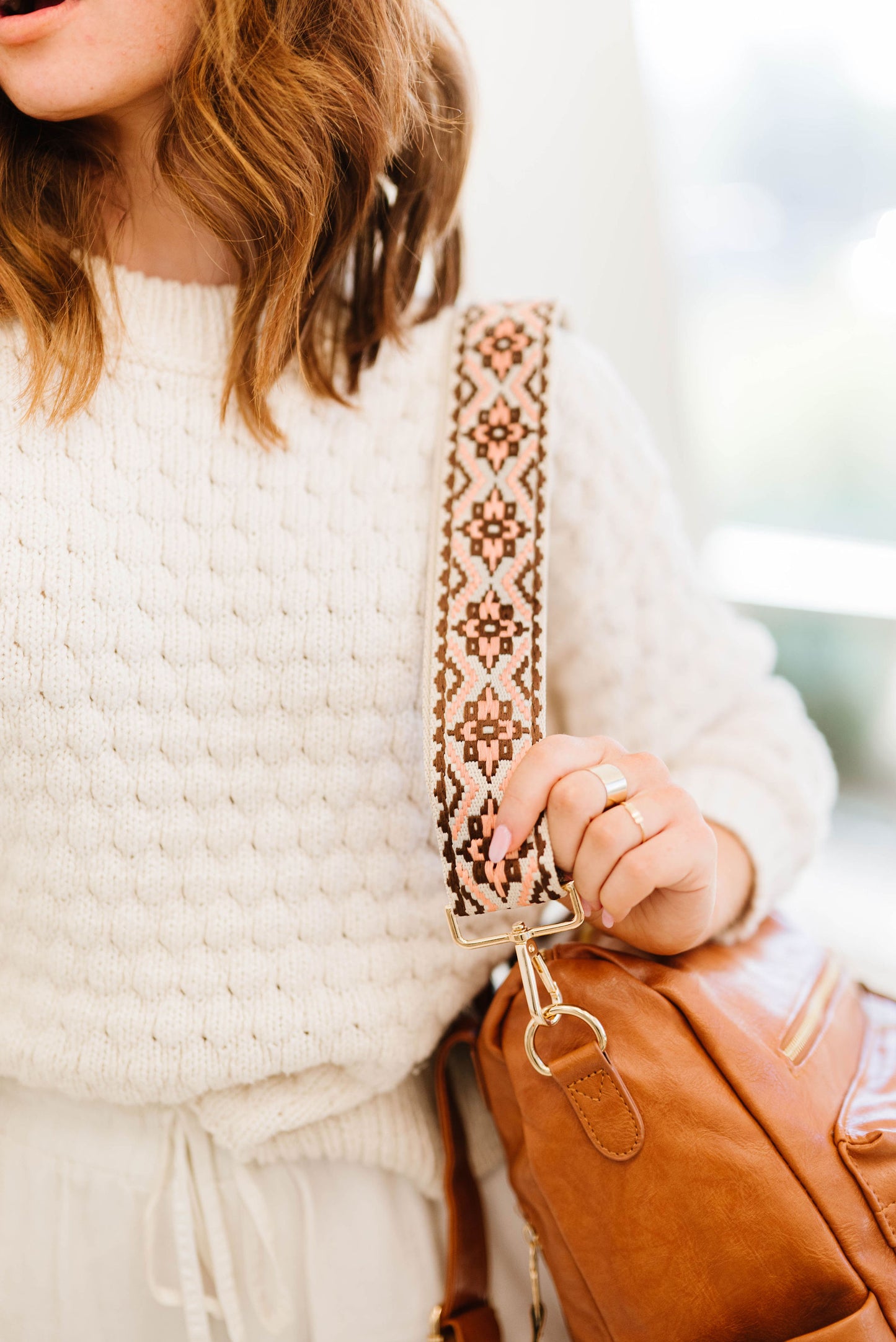 Tabitha Woven Adjustable Bag