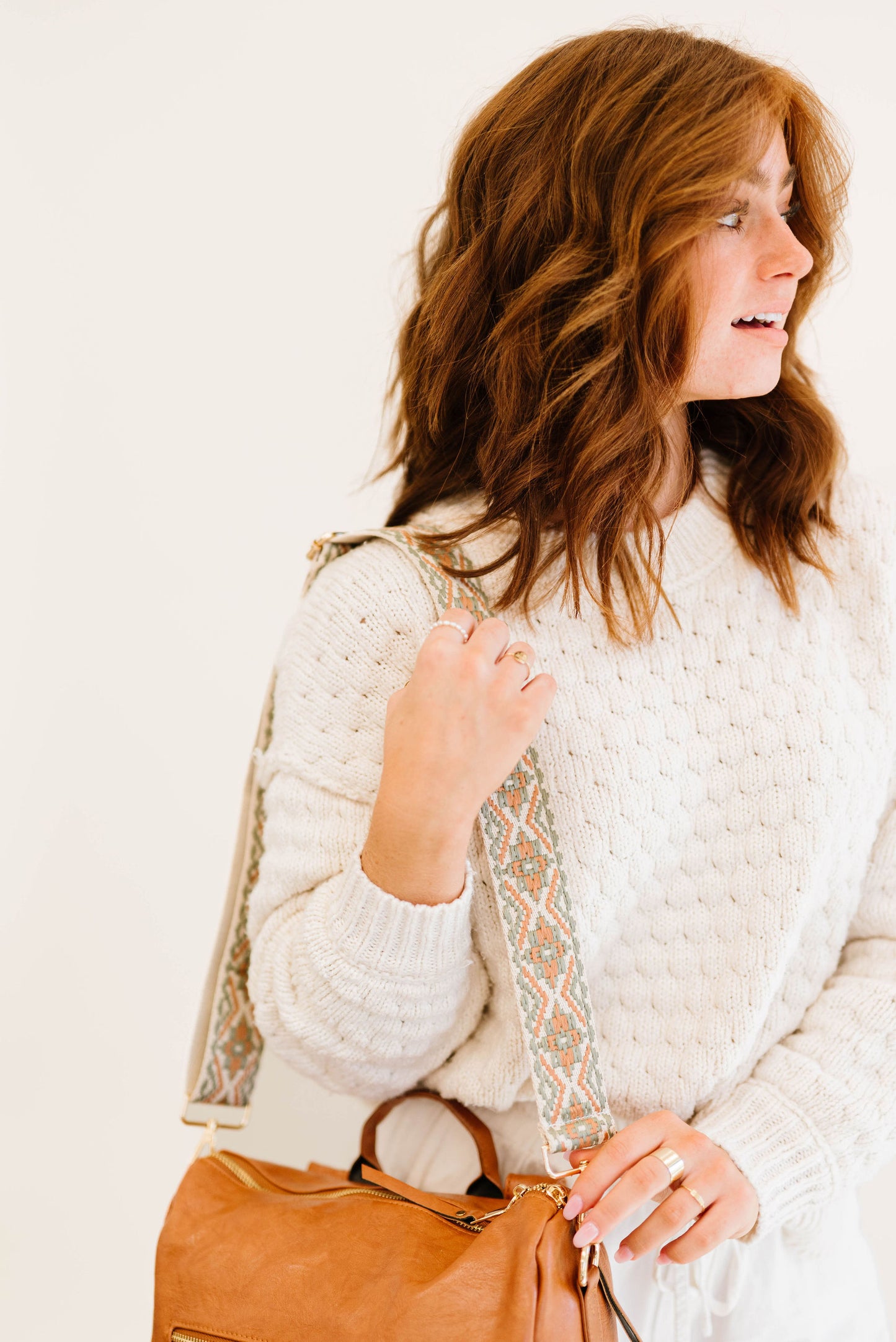 Tabitha Woven Adjustable Bag