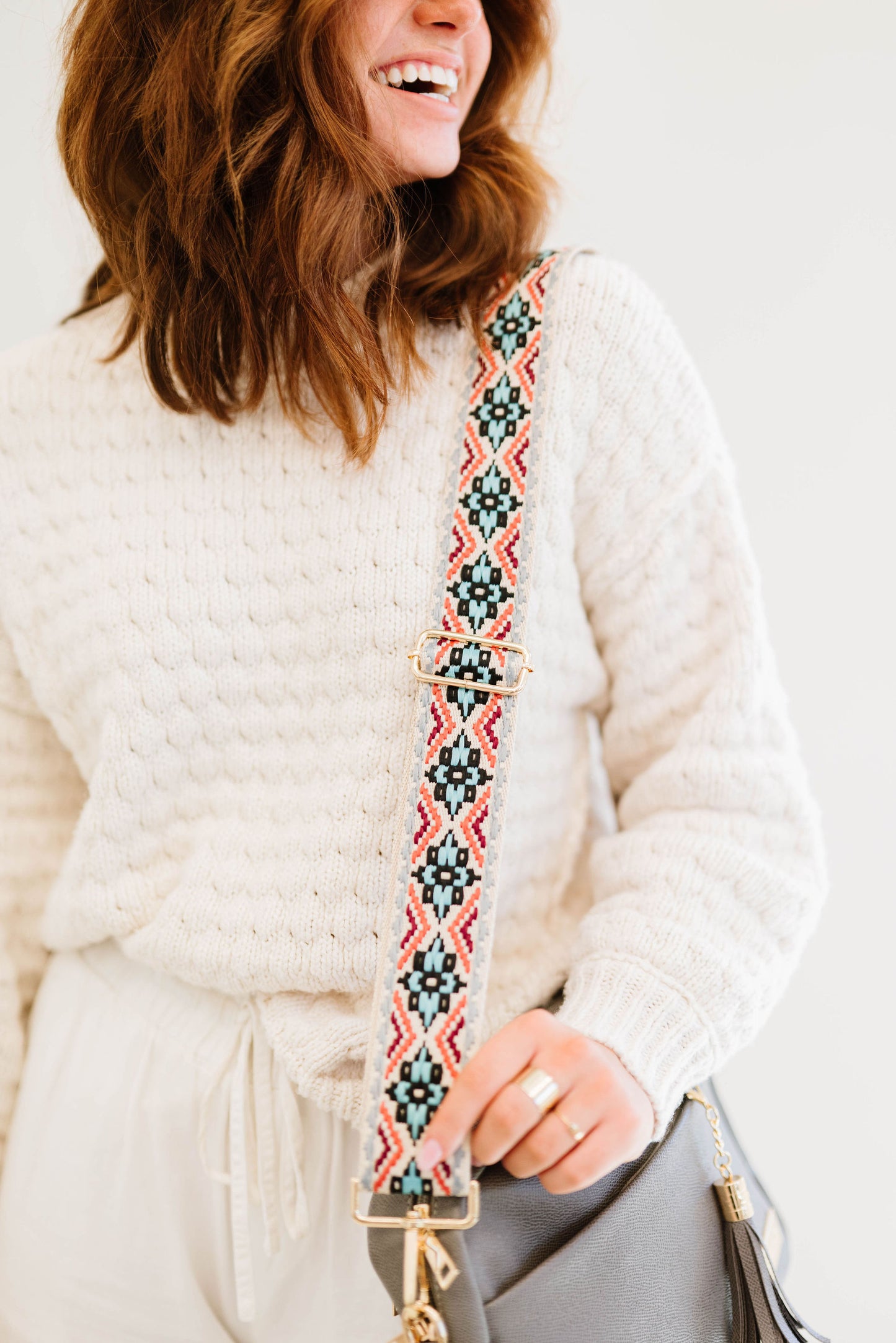 Tabitha Woven Adjustable Bag