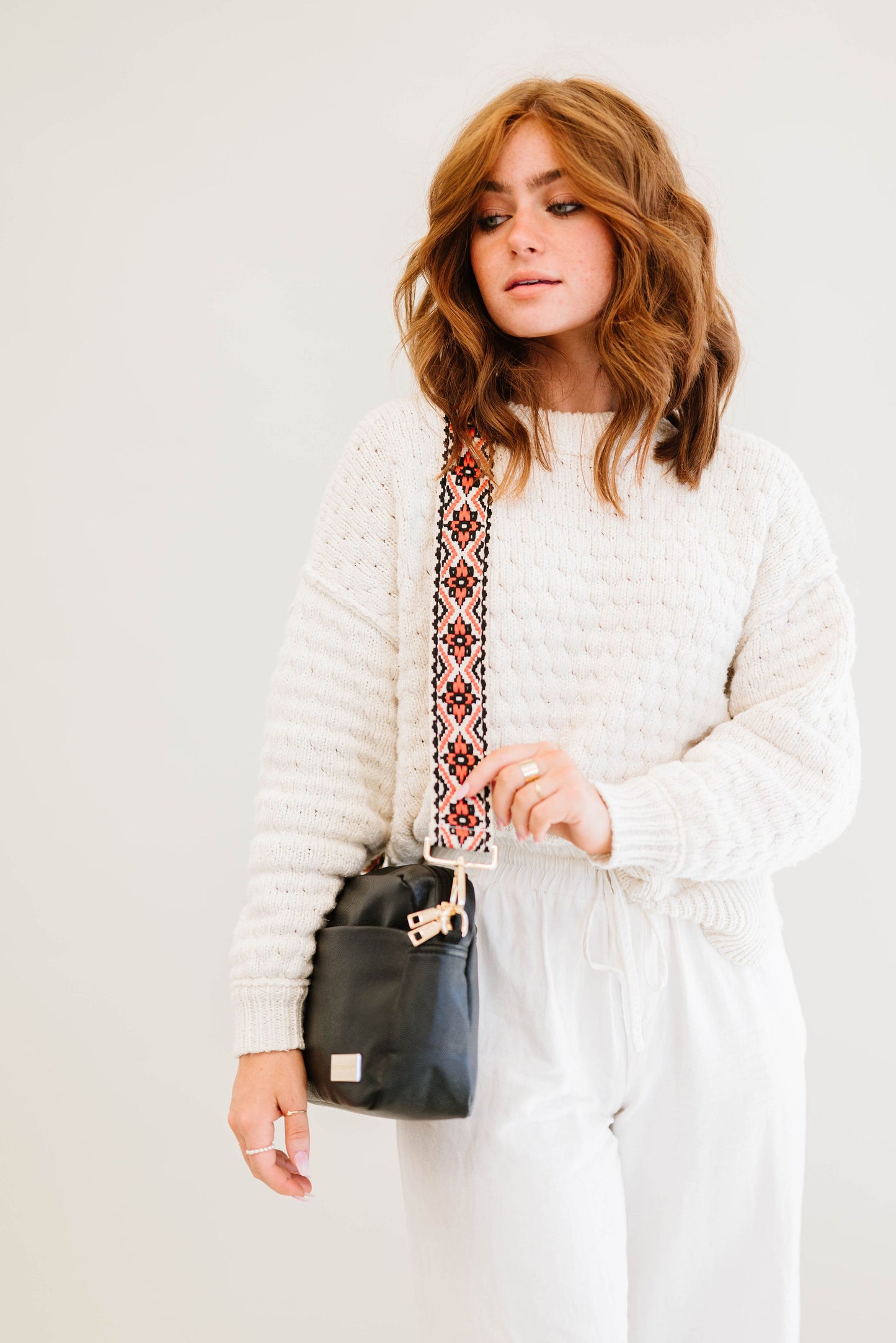 Tabitha Woven Adjustable Bag