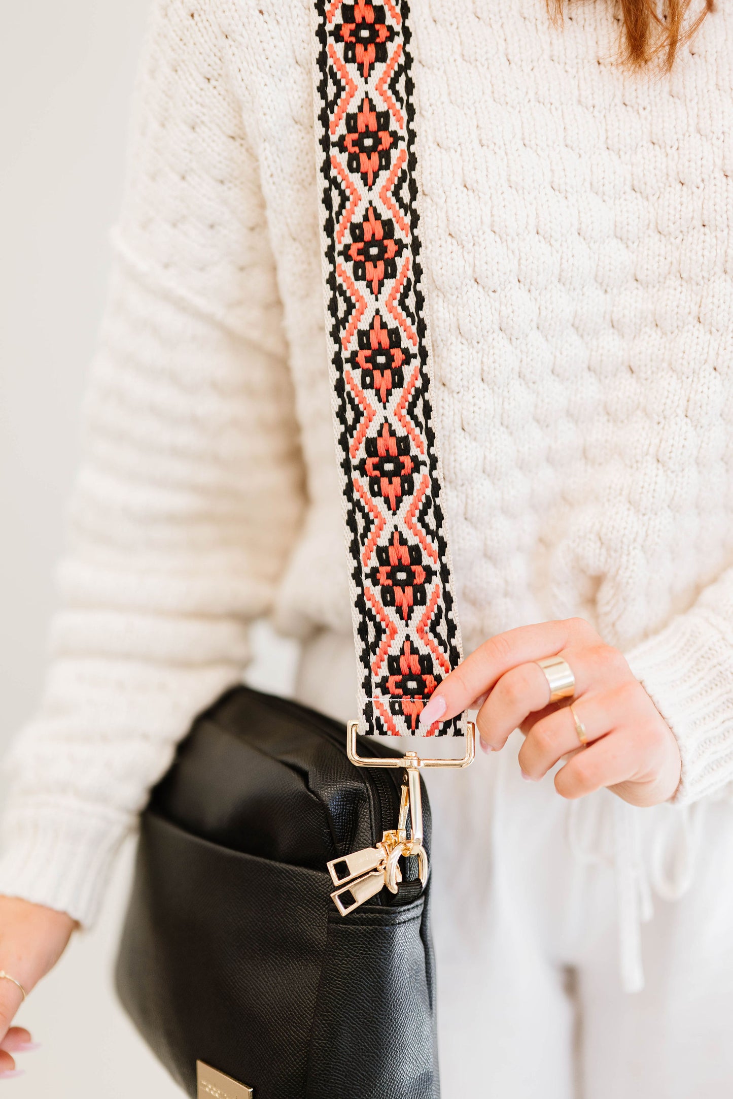 Tabitha Woven Adjustable Bag