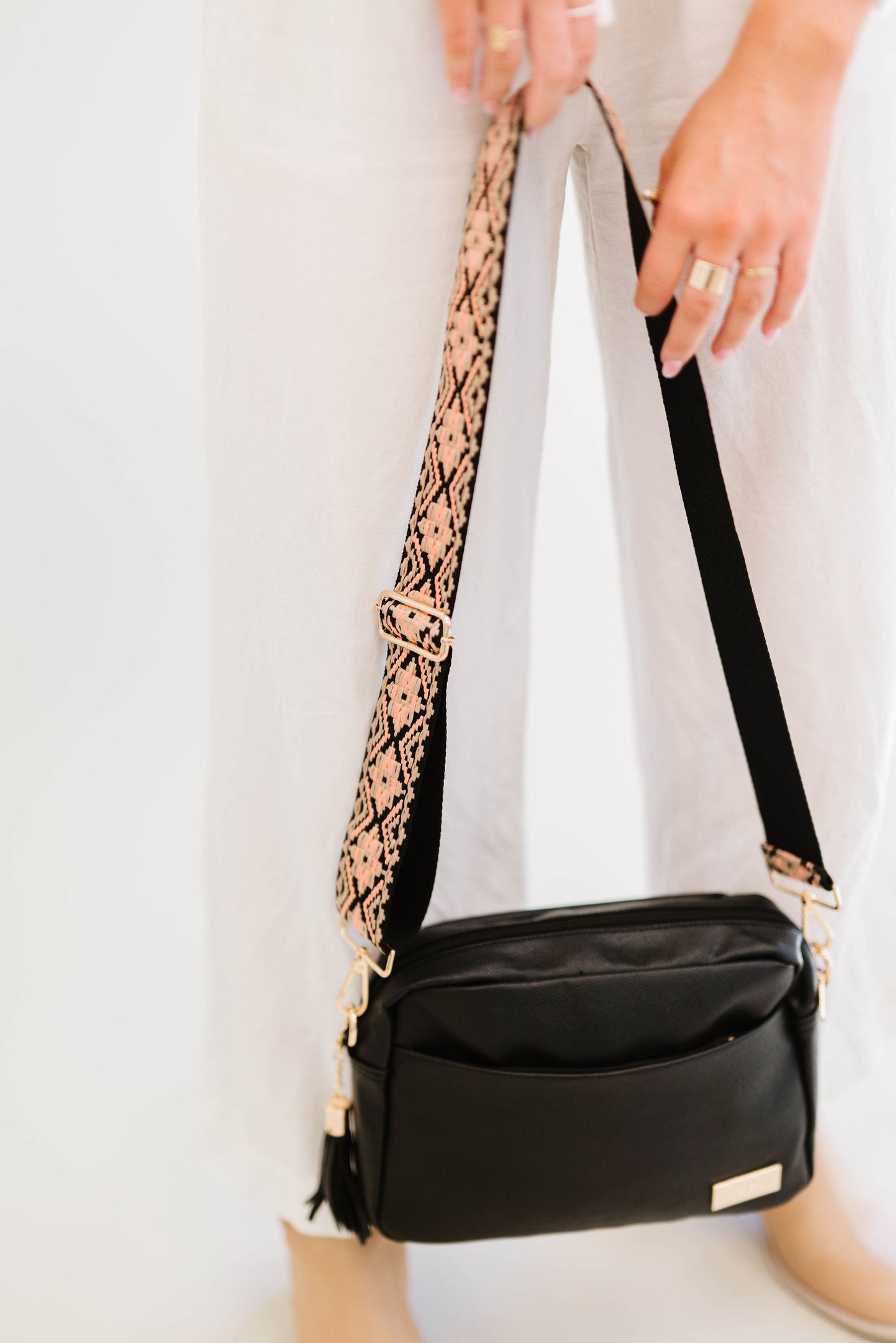 Tabitha Woven Adjustable Bag