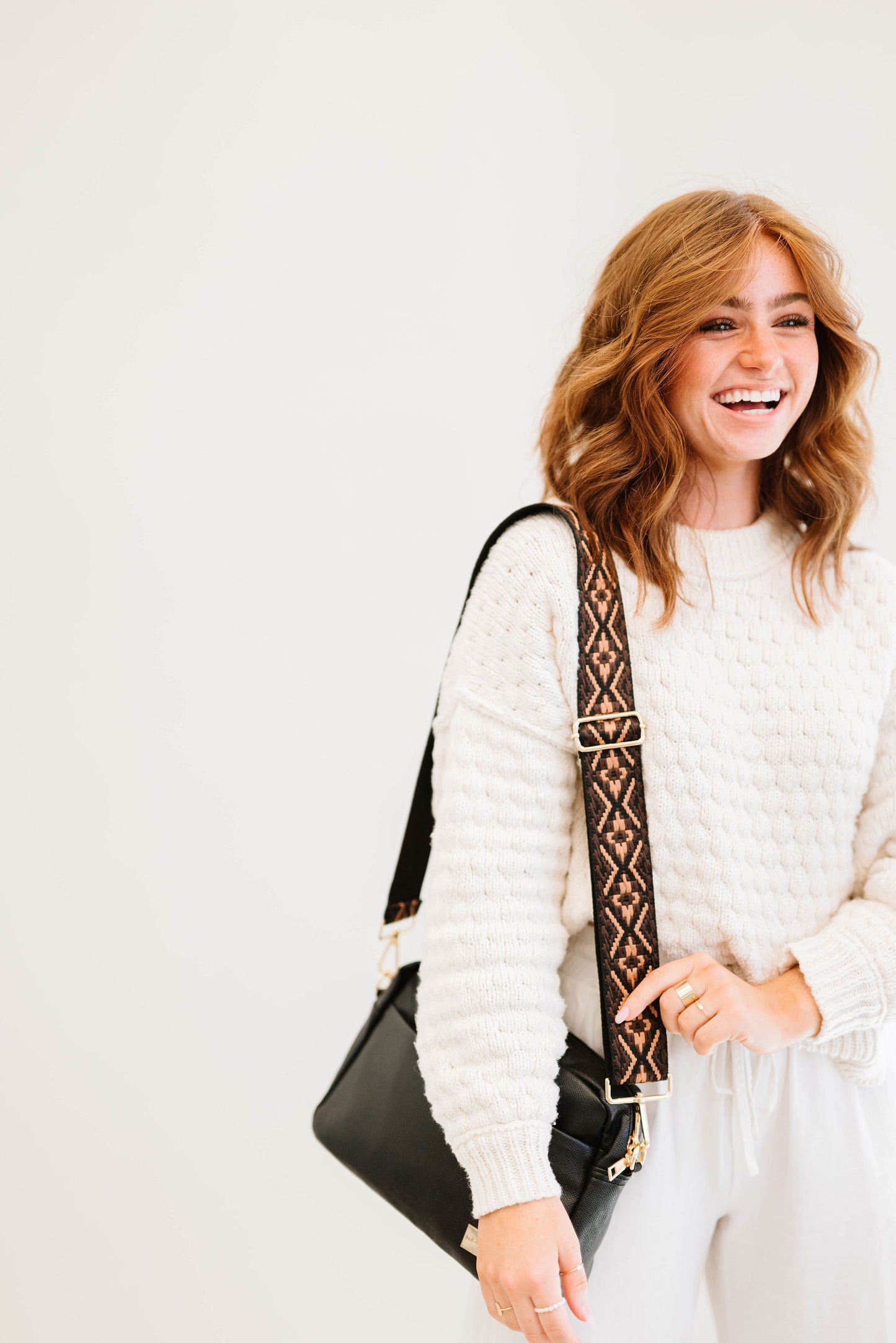 Tabitha Woven Adjustable Bag