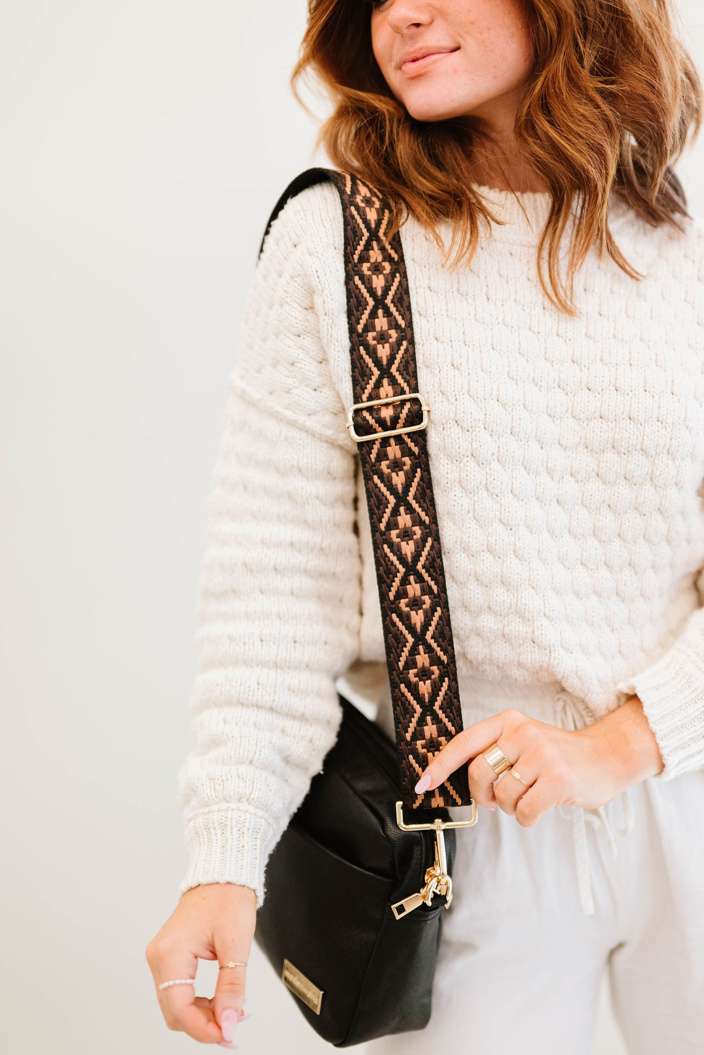 Tabitha Woven Adjustable Bag