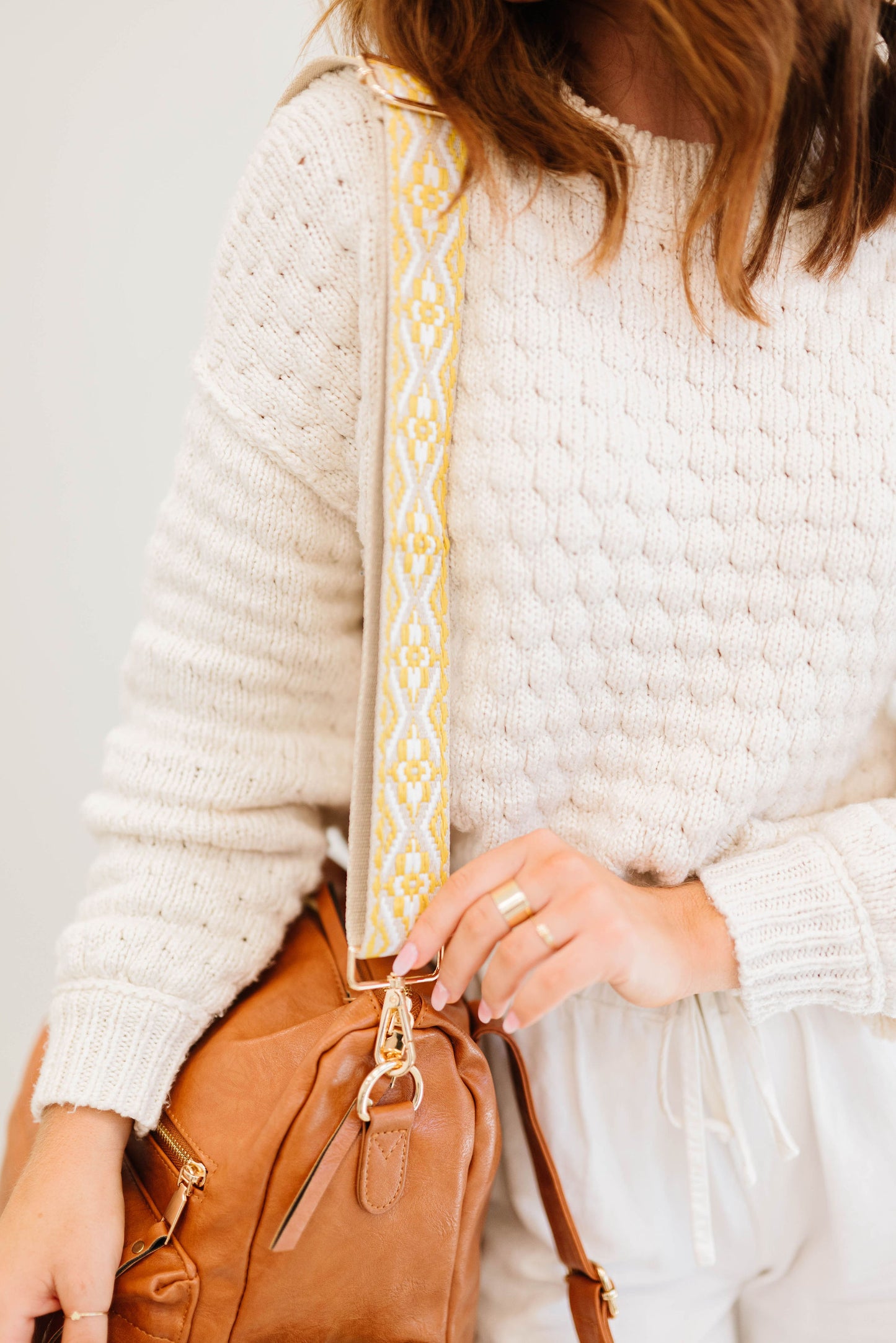 Tabitha Woven Adjustable Bag