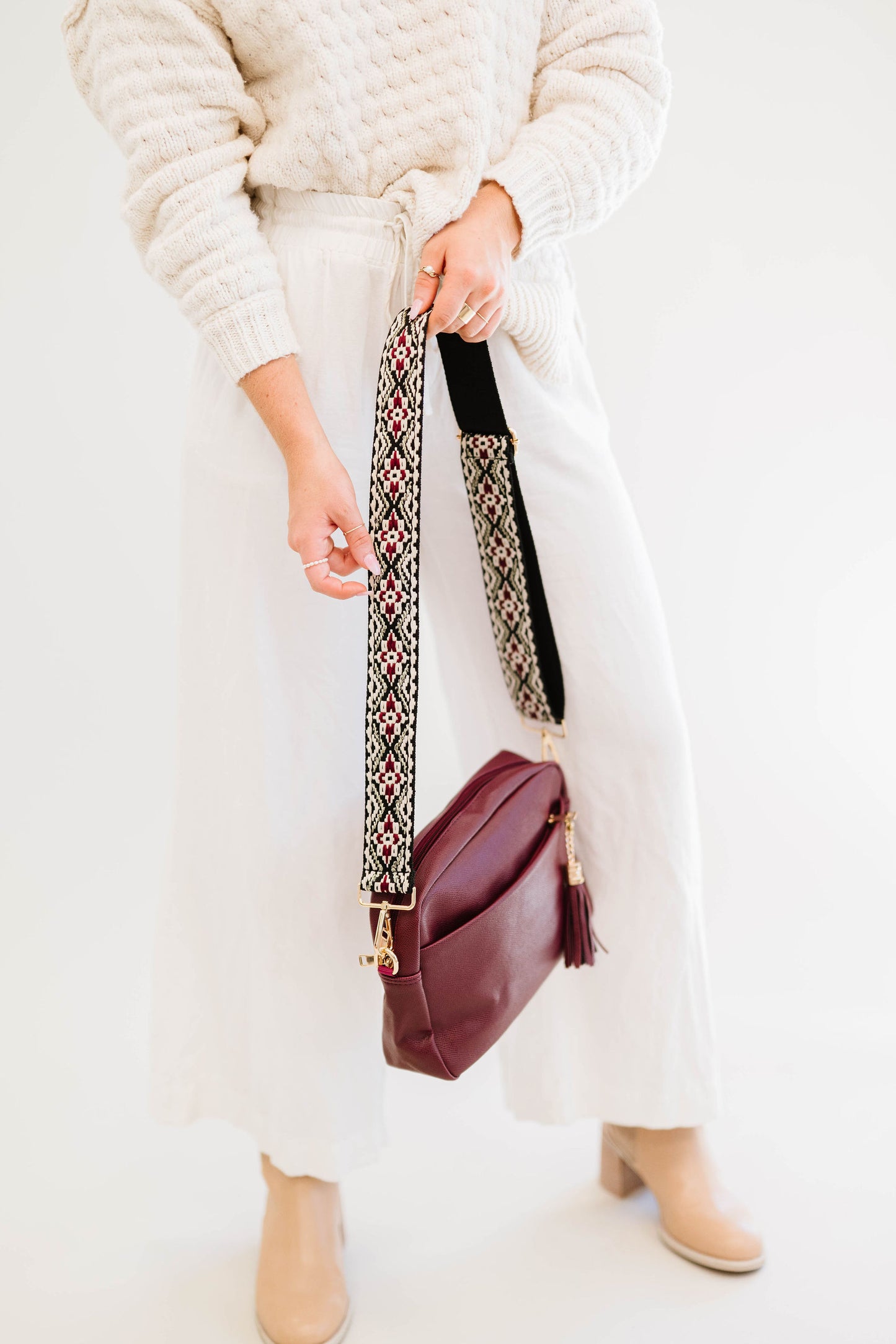 Tabitha Woven Adjustable Bag