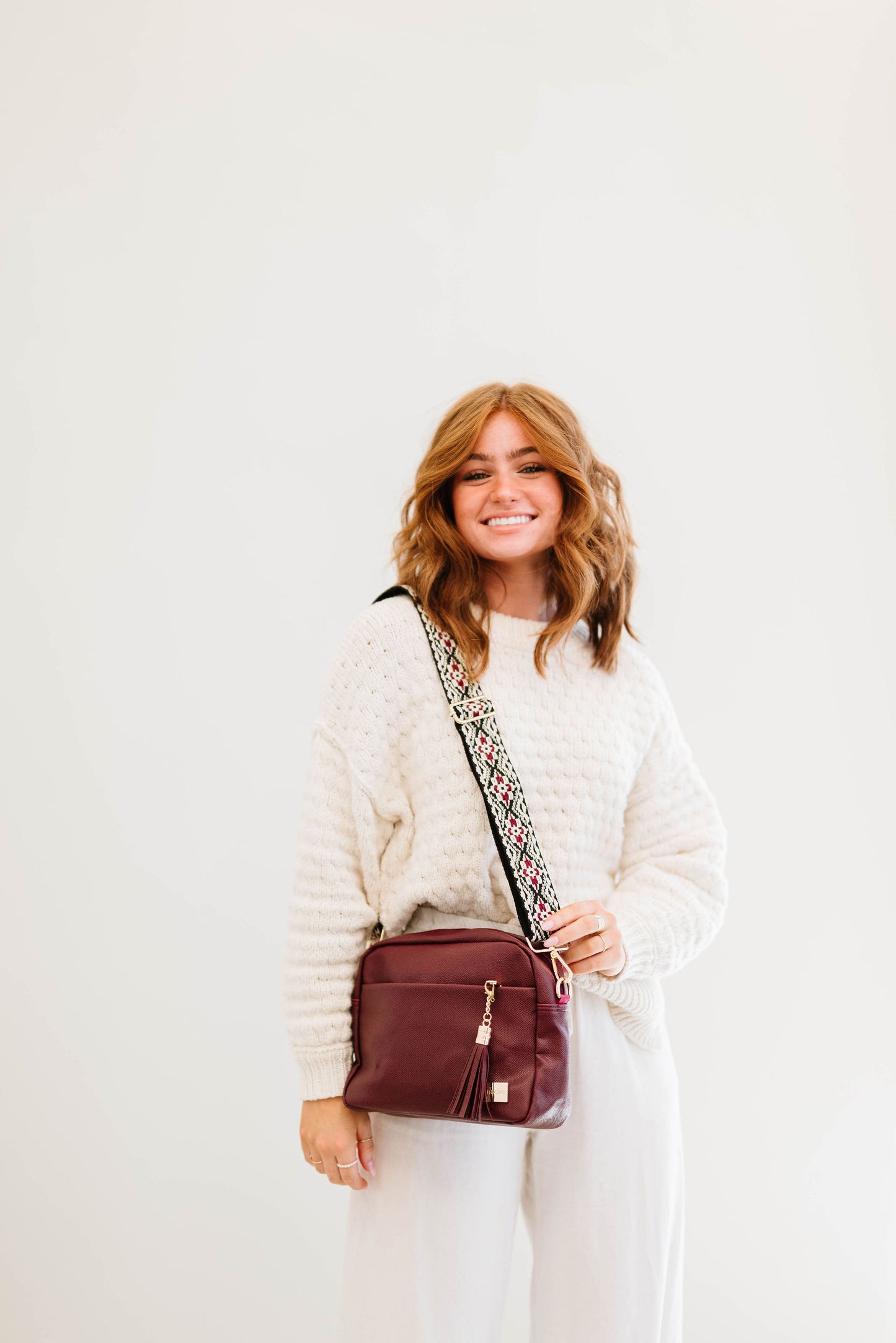 Tabitha Woven Adjustable Bag