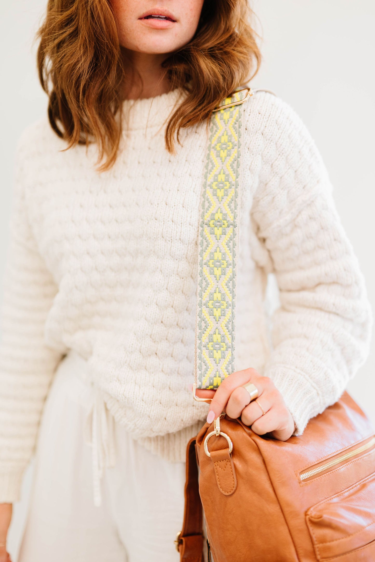 Tabitha Woven Adjustable Bag