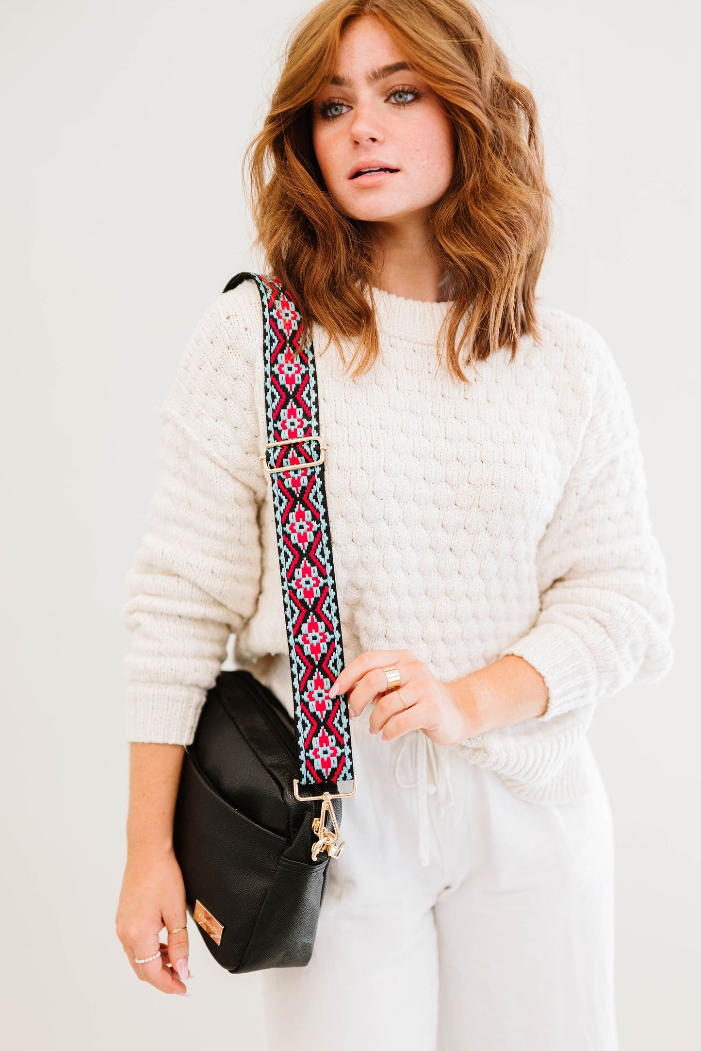 Tabitha Woven Adjustable Bag