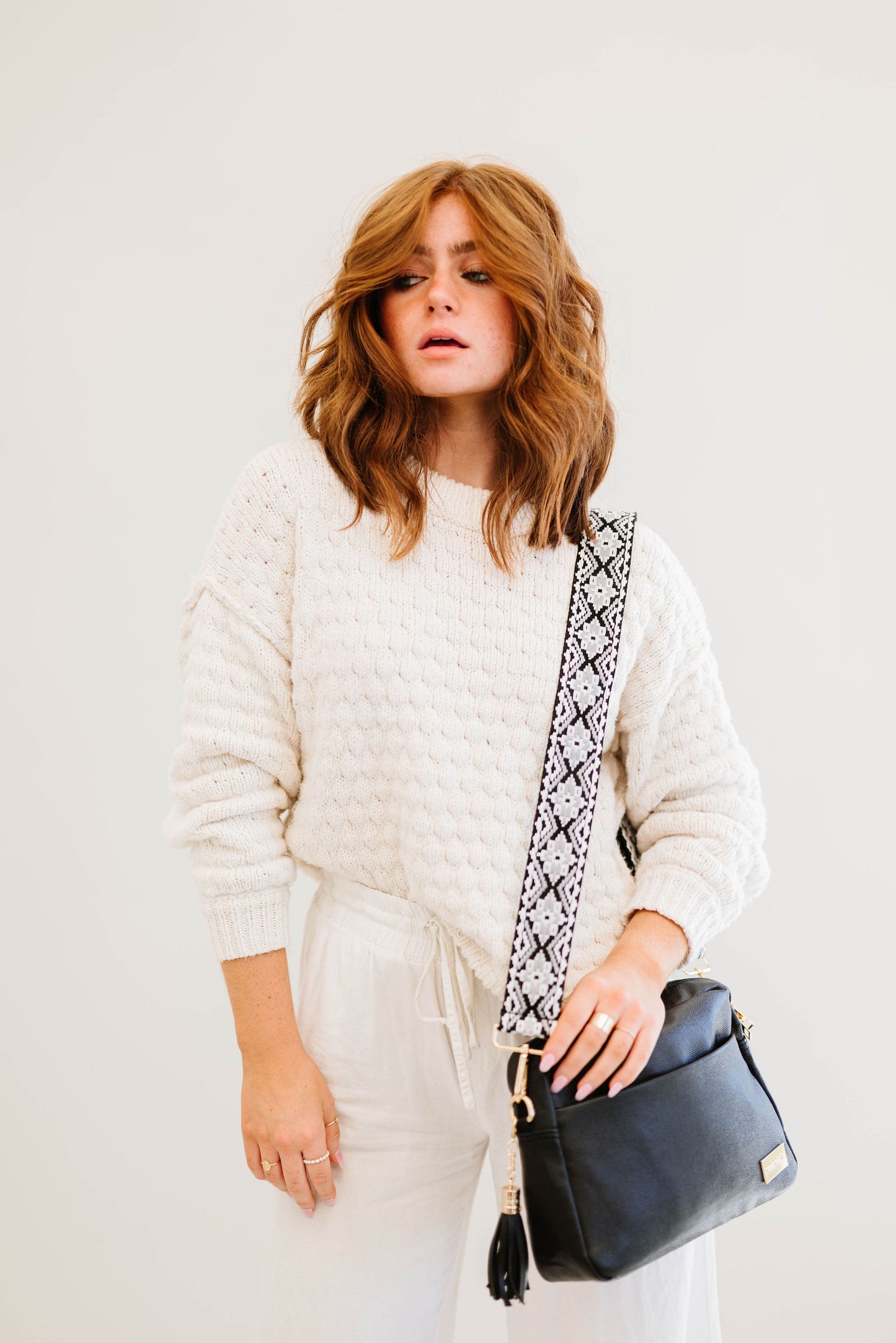 Tabitha Woven Adjustable Bag