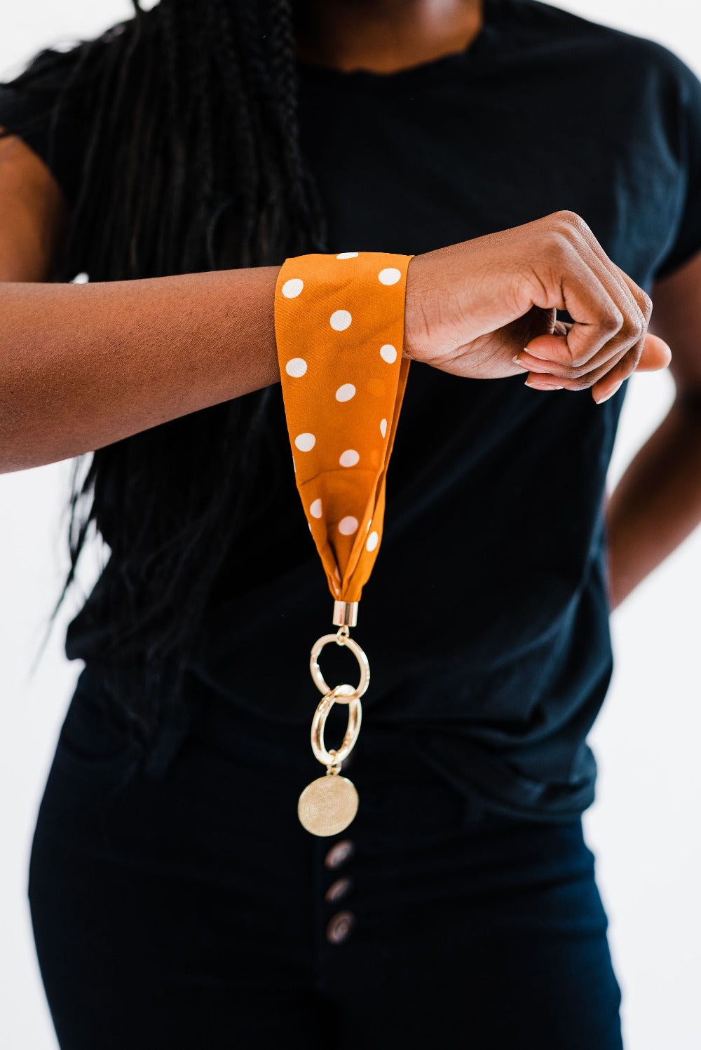Luna Fabric Keychain - Final Sale