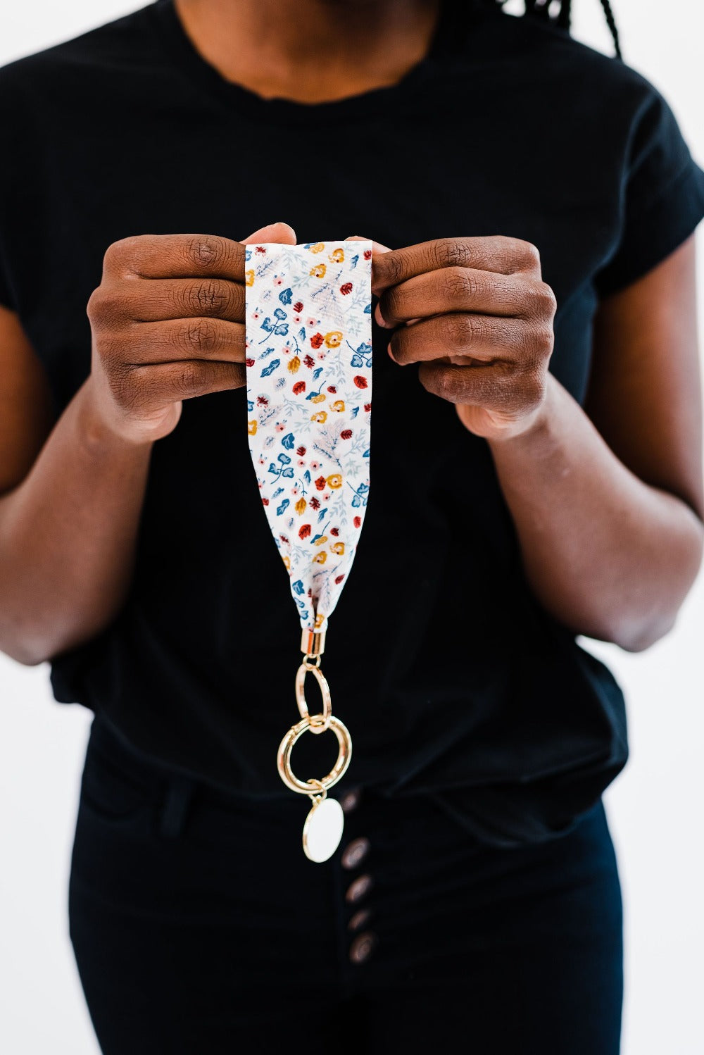 Luna Fabric Keychain - Final Sale