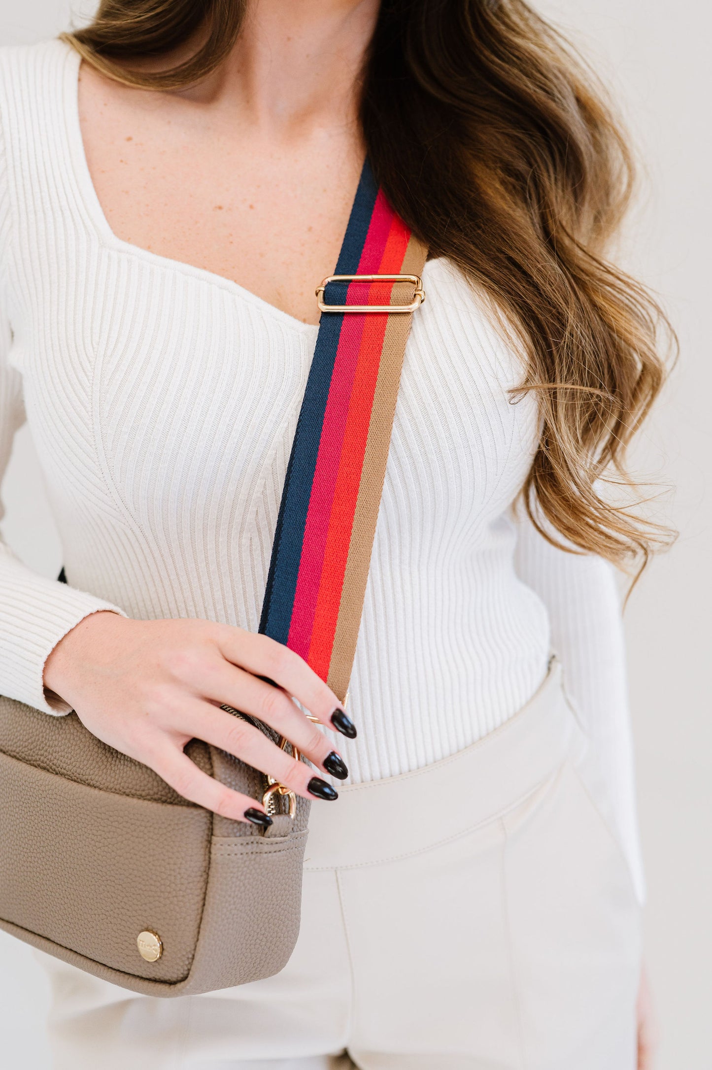Rynn Striped Adjustable Bag Strap