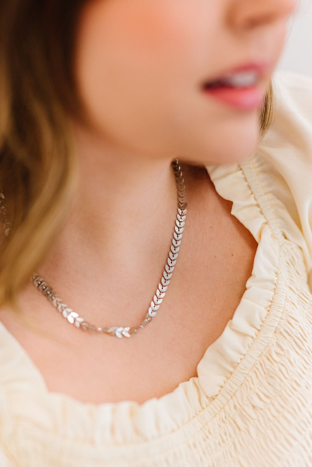 laurel leaf necklace