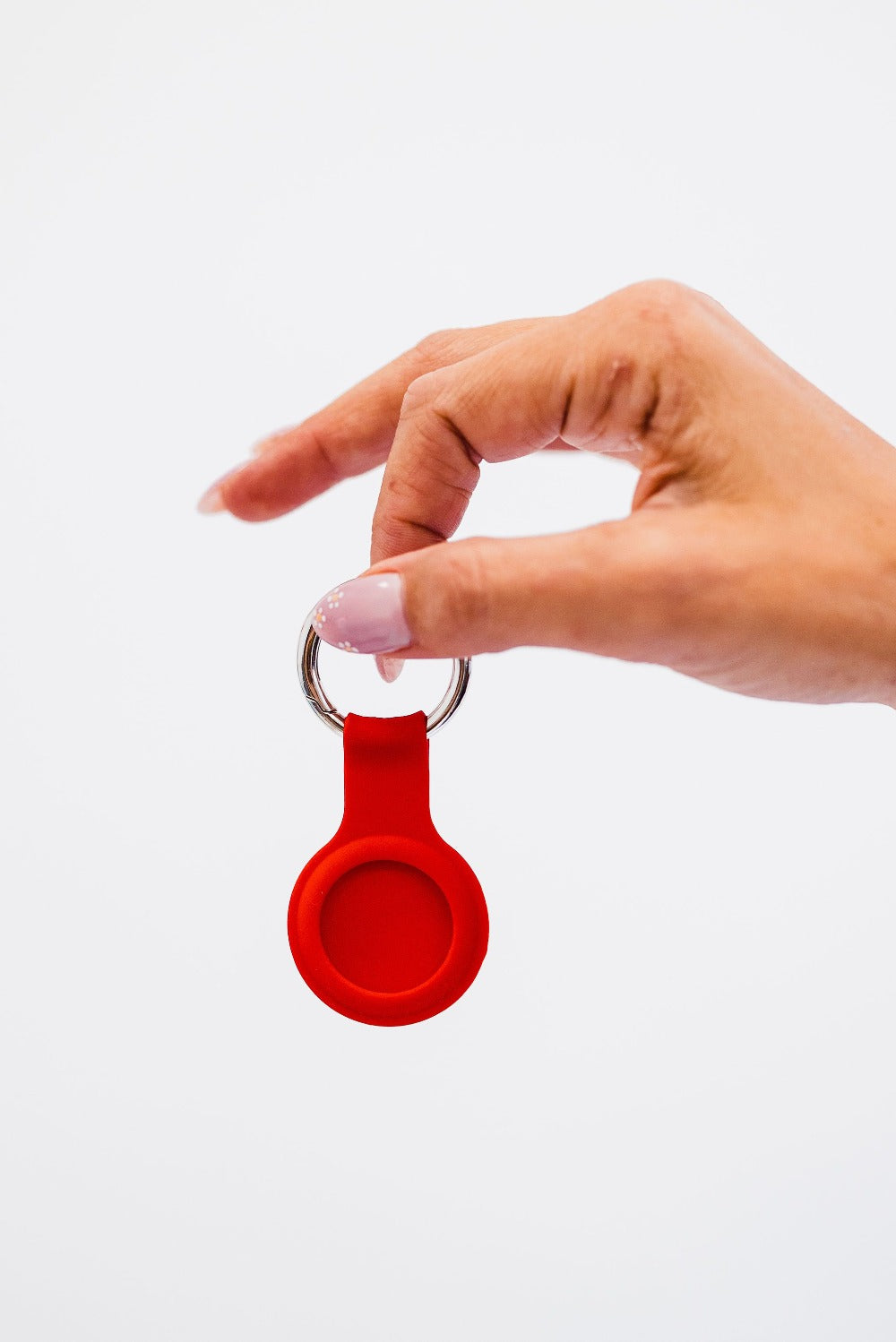 bowie silicone airtag keychain