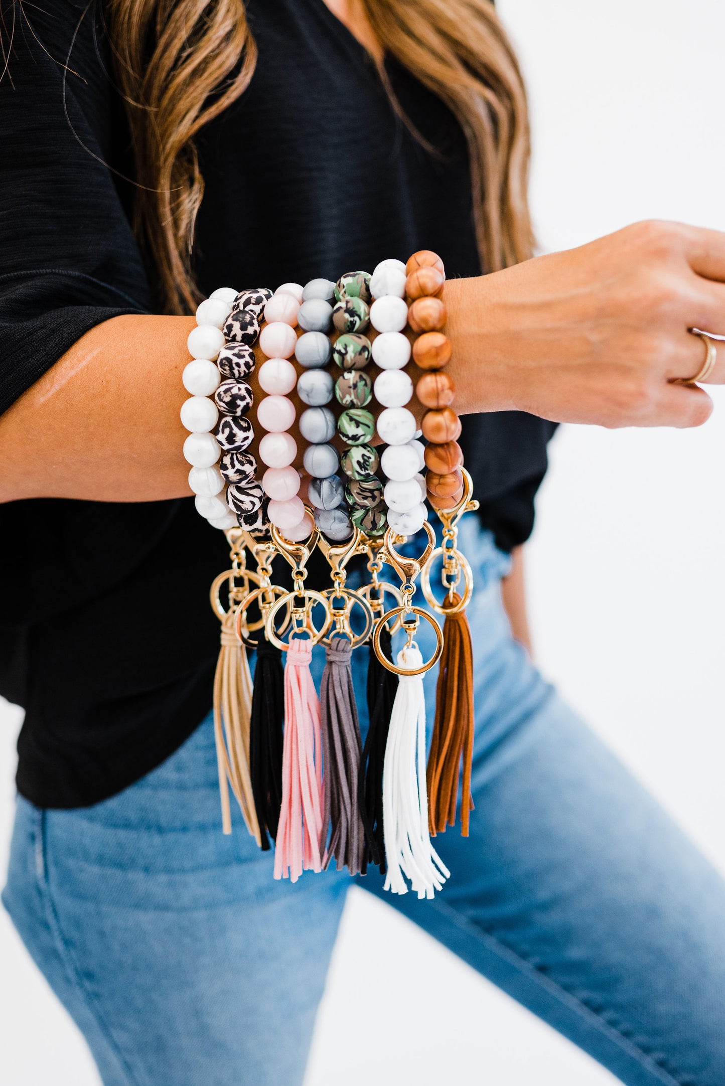 Dani Silicone Keychain Bracelets - Final Sale