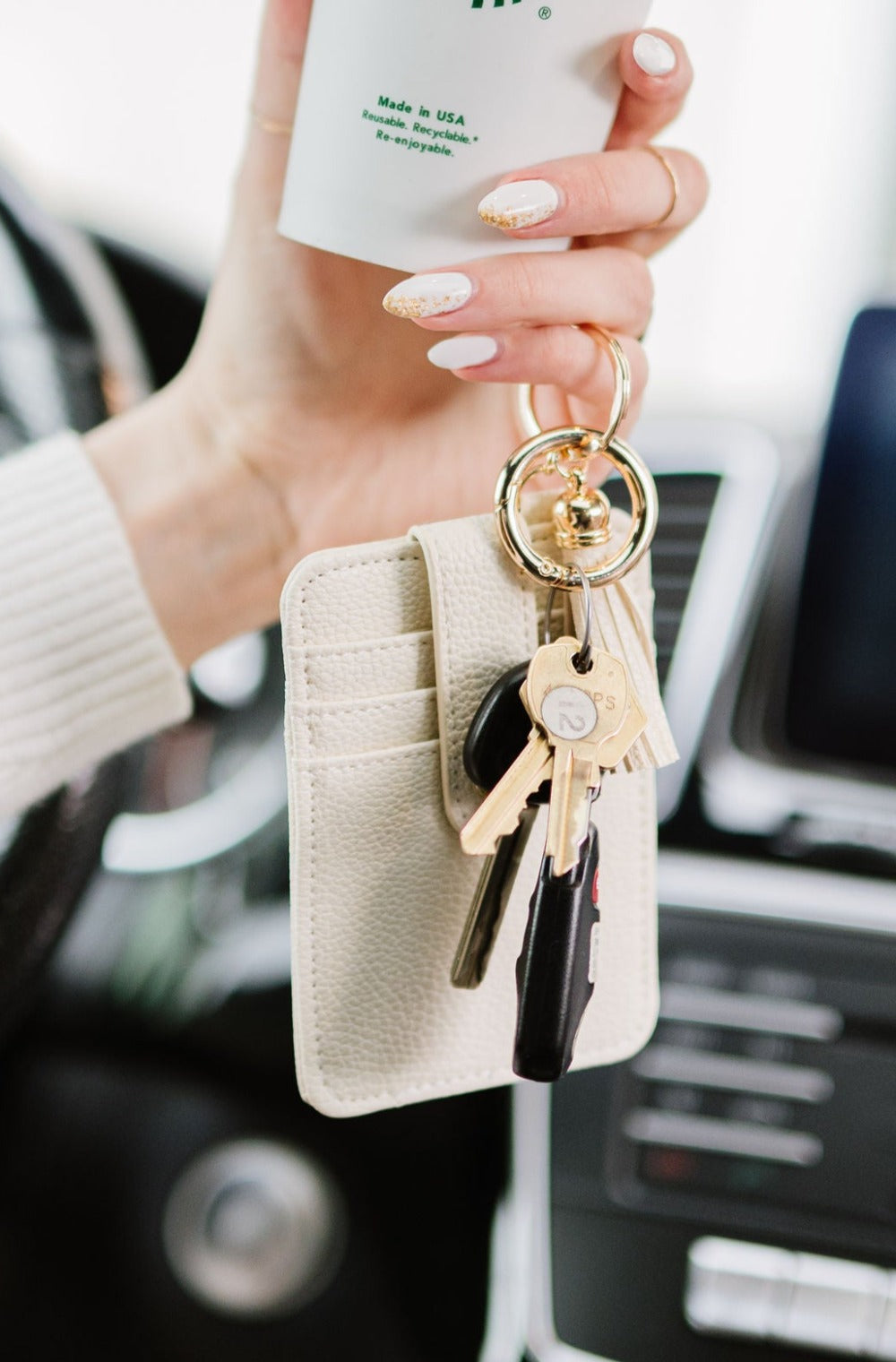 nina credit card wallet keychains