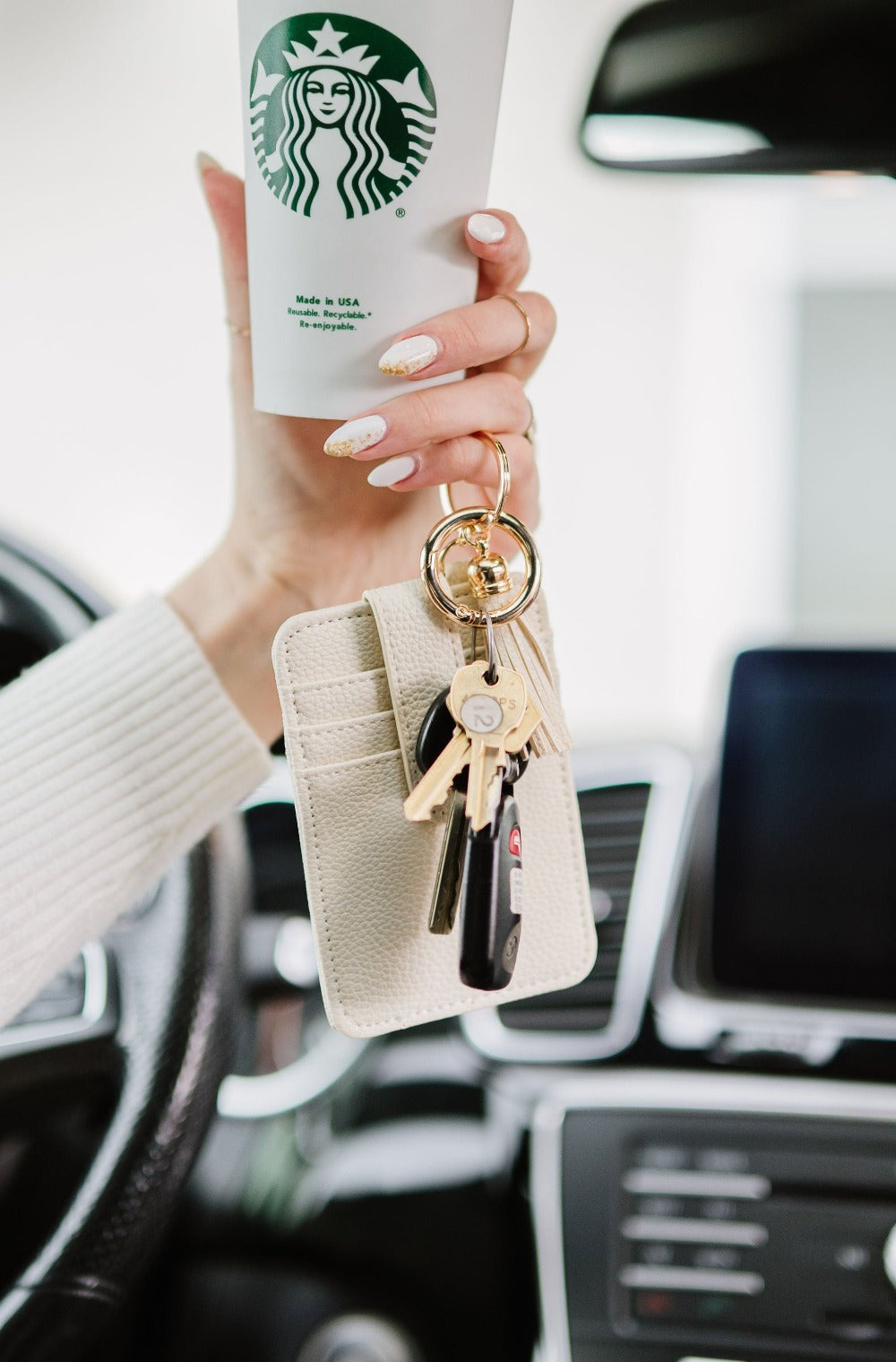 nina credit card wallet keychains