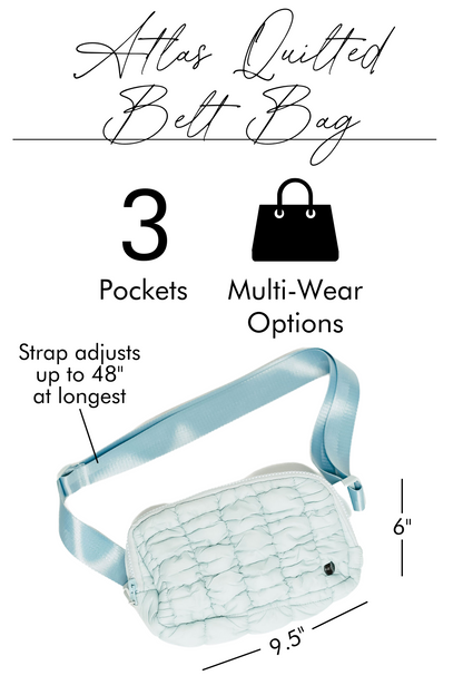 Atlas Quilted Belt Bag - Final Sale