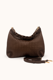 Kelly Woven Convertible Shoulder Bag