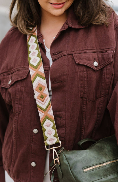 Extra Wide Lennon Woven Adjustable Bag Strap