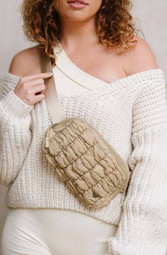 Atlas Quilted Belt Bag- Final Sale