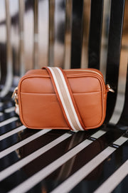 Evie Striped Adjustable Bag Strap