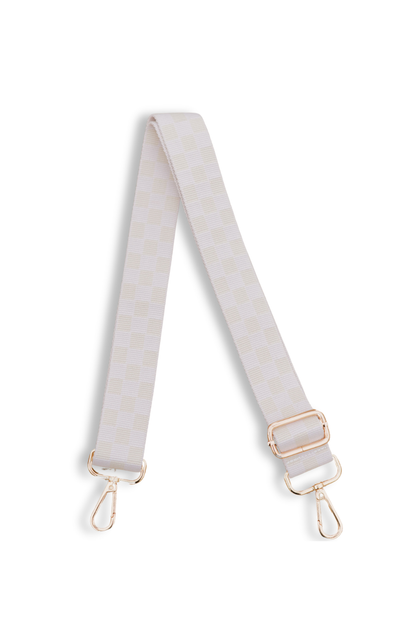 Lizzie Checkered Adjustable Bag Strap