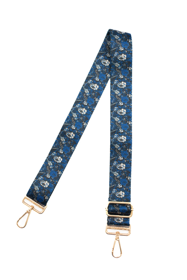 Midnight Floral Adjustable Bag Strap