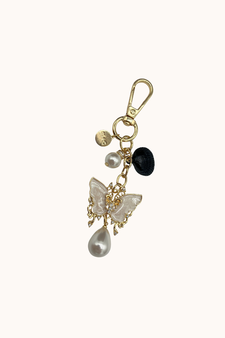 Pearl Butterfly Charm