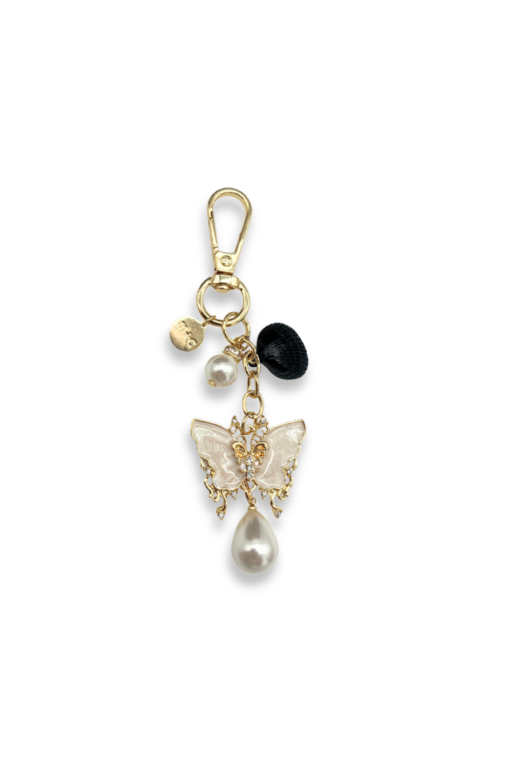 Pearl Butterfly Charm