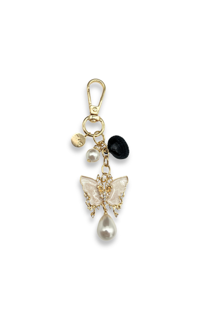 Pearl Butterfly Charm