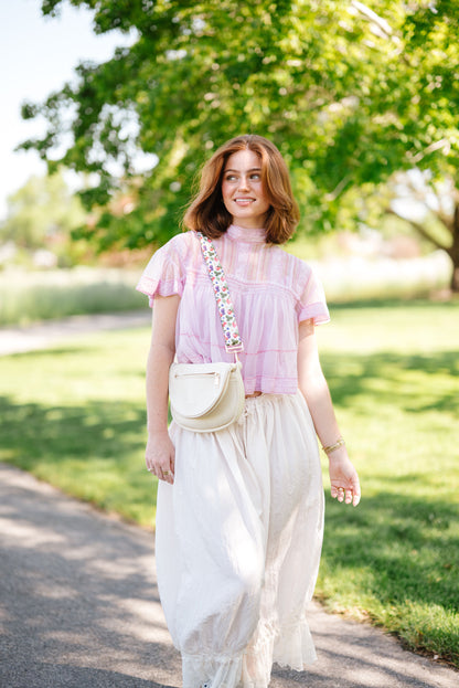 Berry Blossom Adjustable Bag Strap