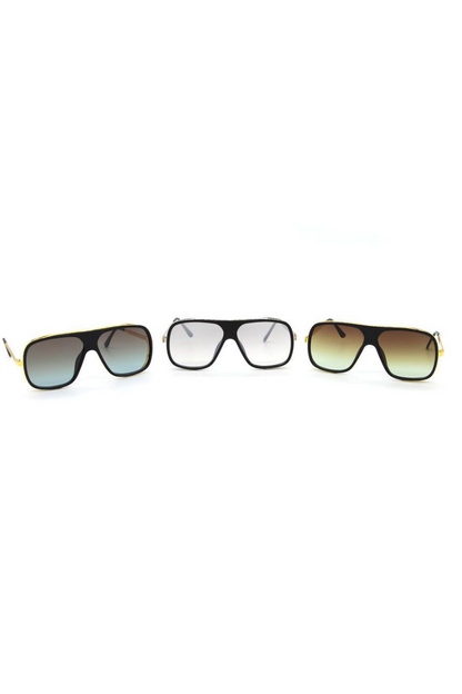 Brooklyn Retro Square Sunglasses