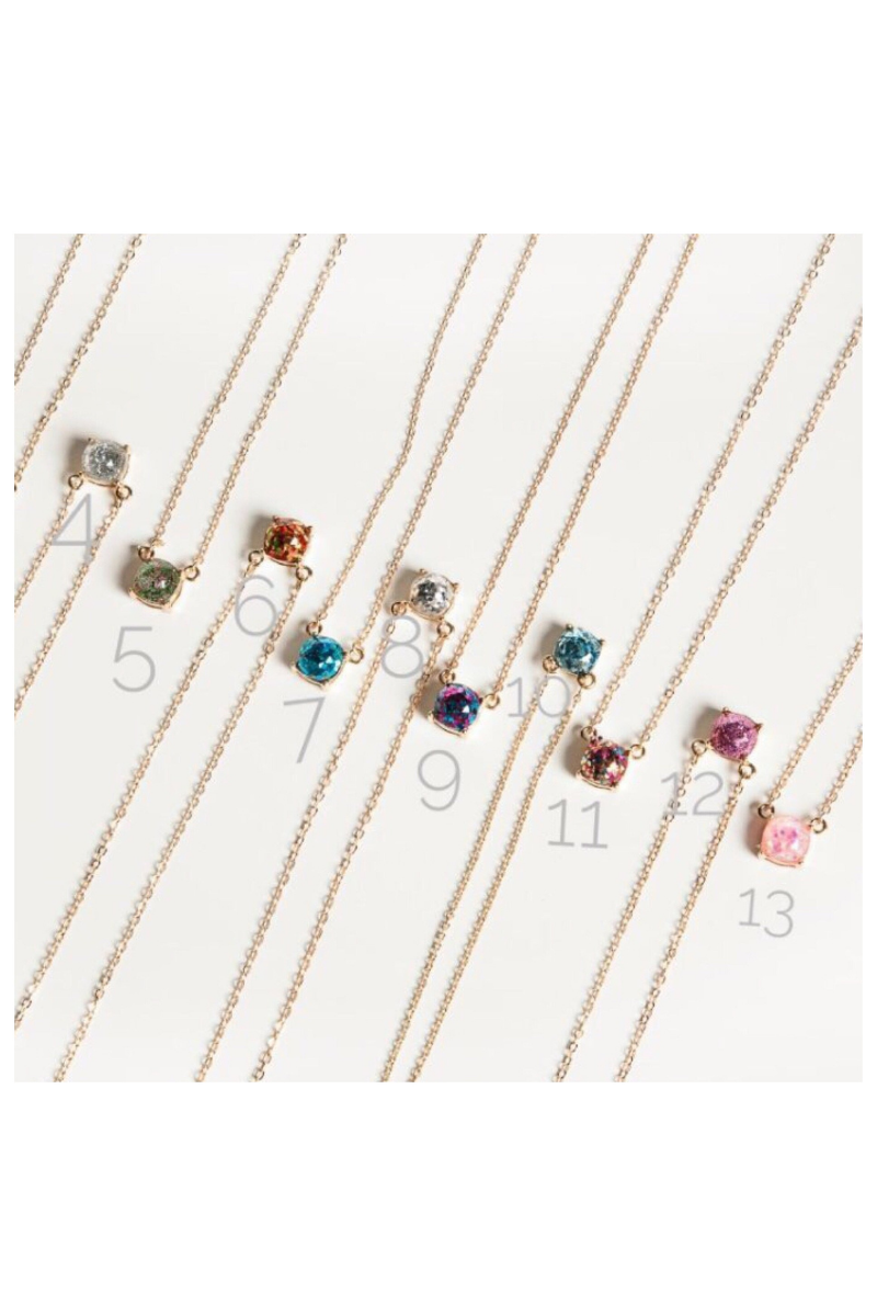 Glitter Pendant Necklace - Final Sale