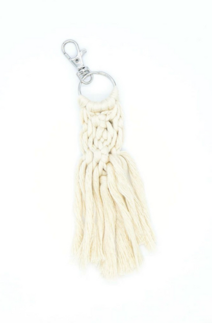 Cora Macrame Keychain - Final Sale