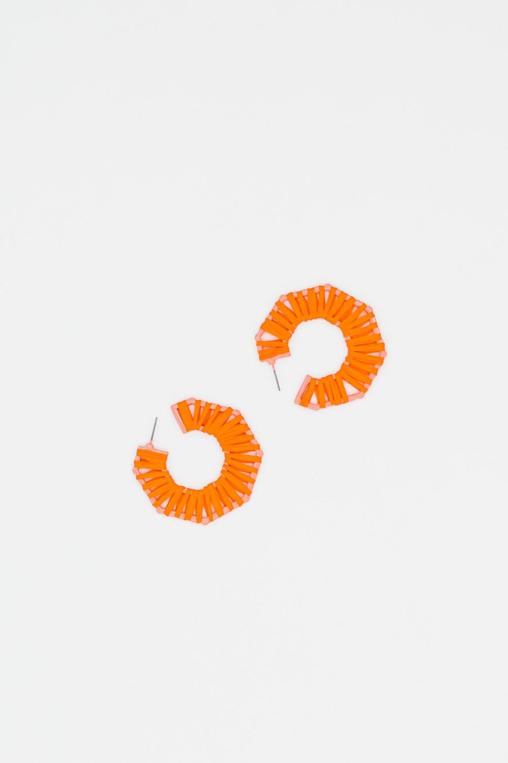 Daniella Rafia Hoops - Final Sale