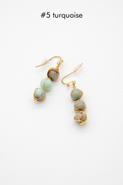 Semi Precious Bead Earrings - Final Sale