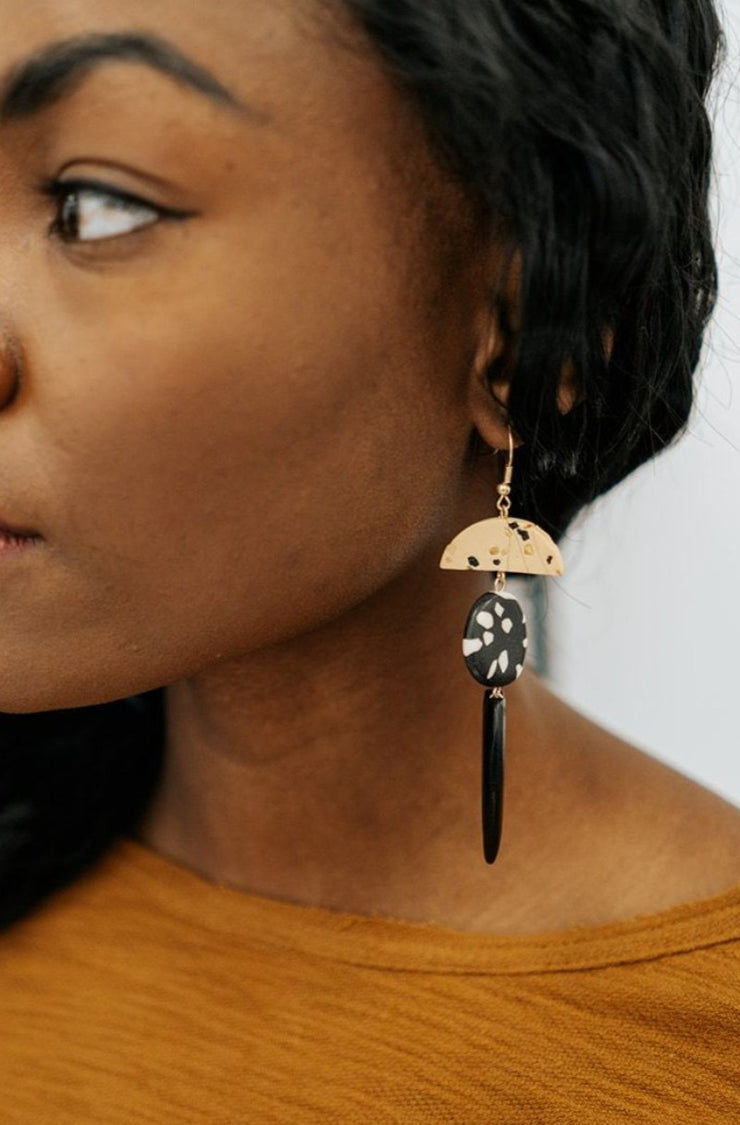 tess clay earrings